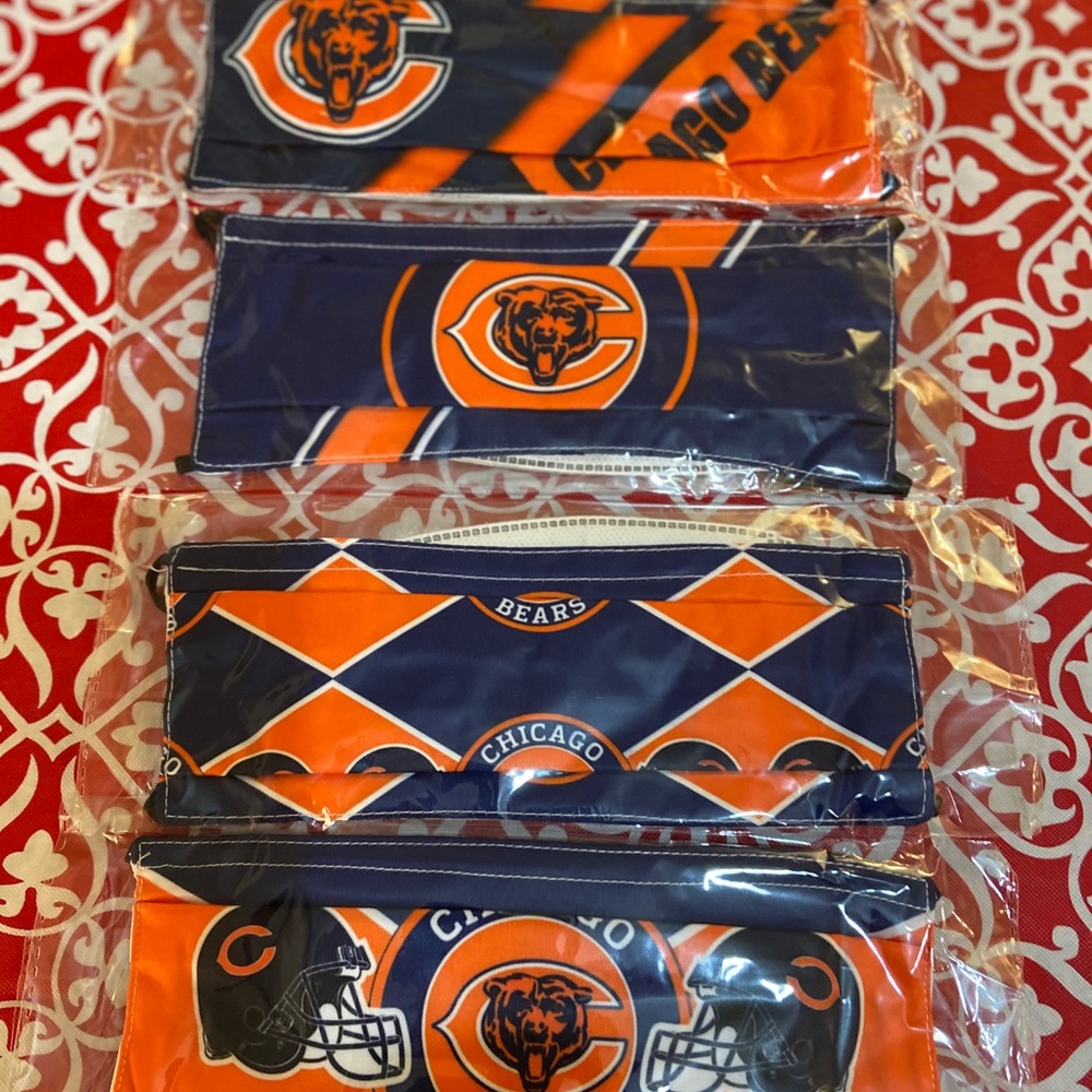 4- Chicago Bears face mask